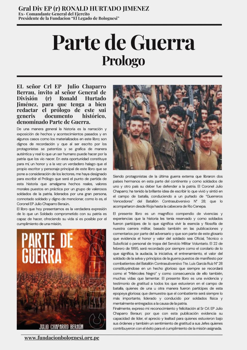 parte de guerra